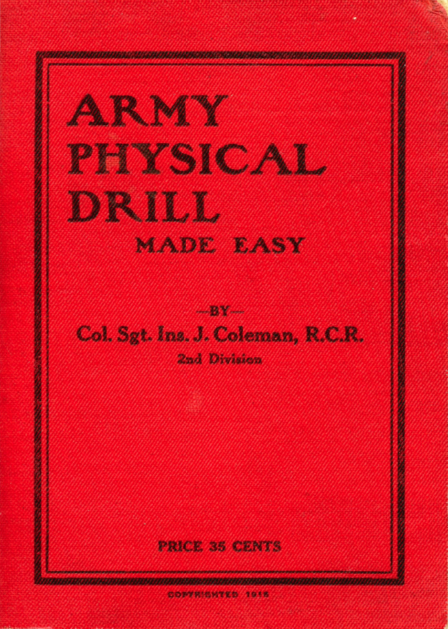 Army Physical Drill Made Easy Wartime Canada